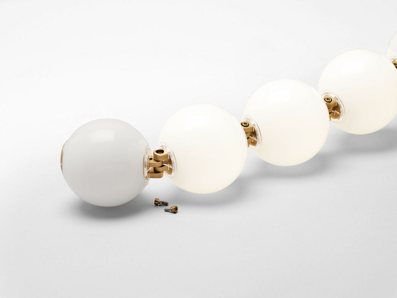 Perle 48 Pendant | Natural Brass 2700K Remote 120V