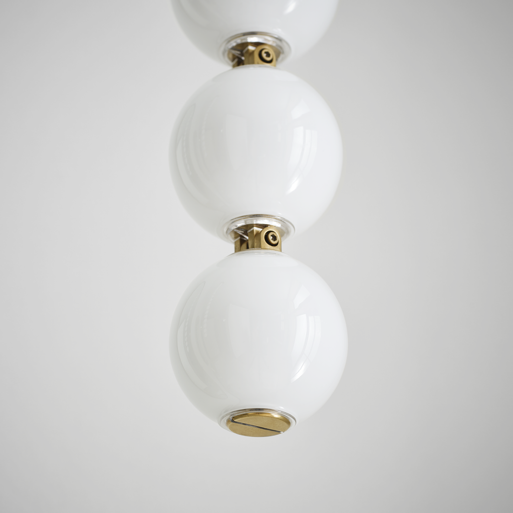 Perle 48 Pendant | Natural Brass 2700K Remote 120V