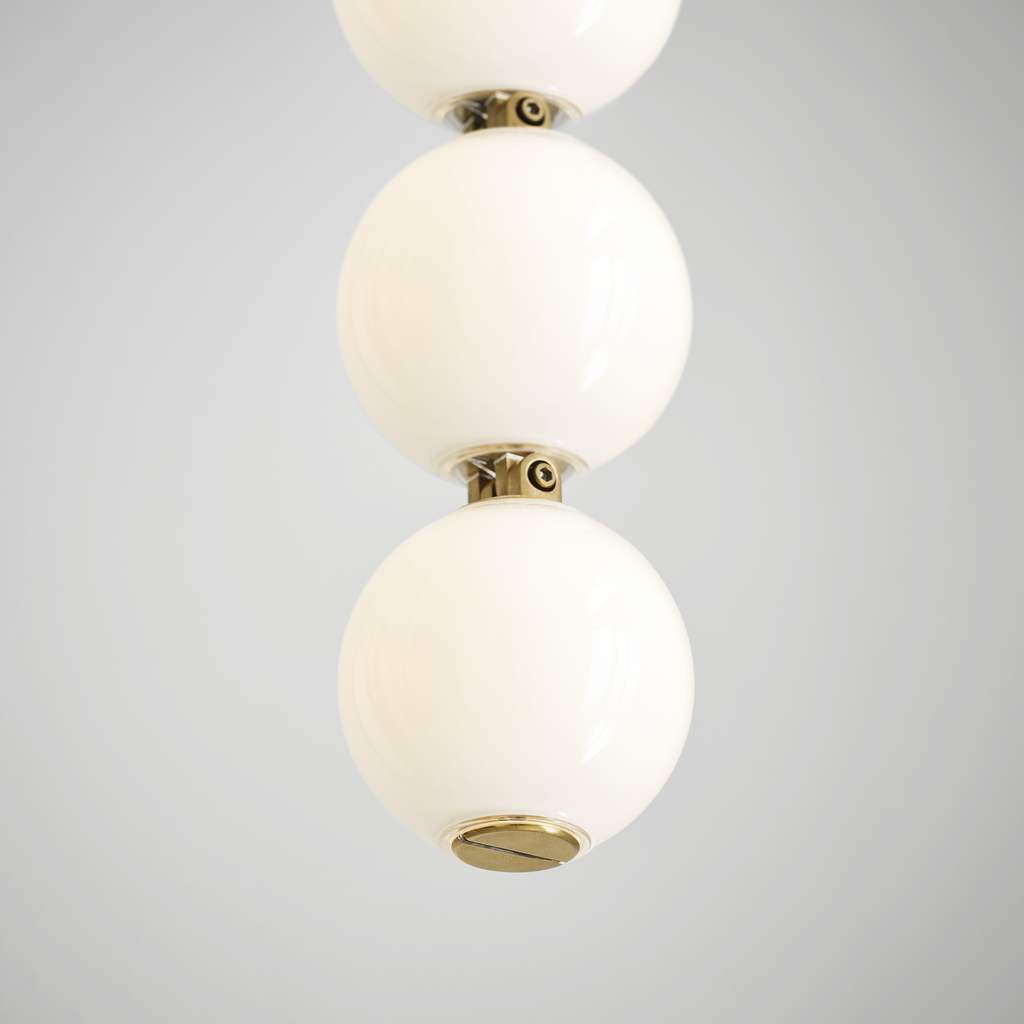Perle 48 Pendant | Natural Brass 2700K Remote 120V