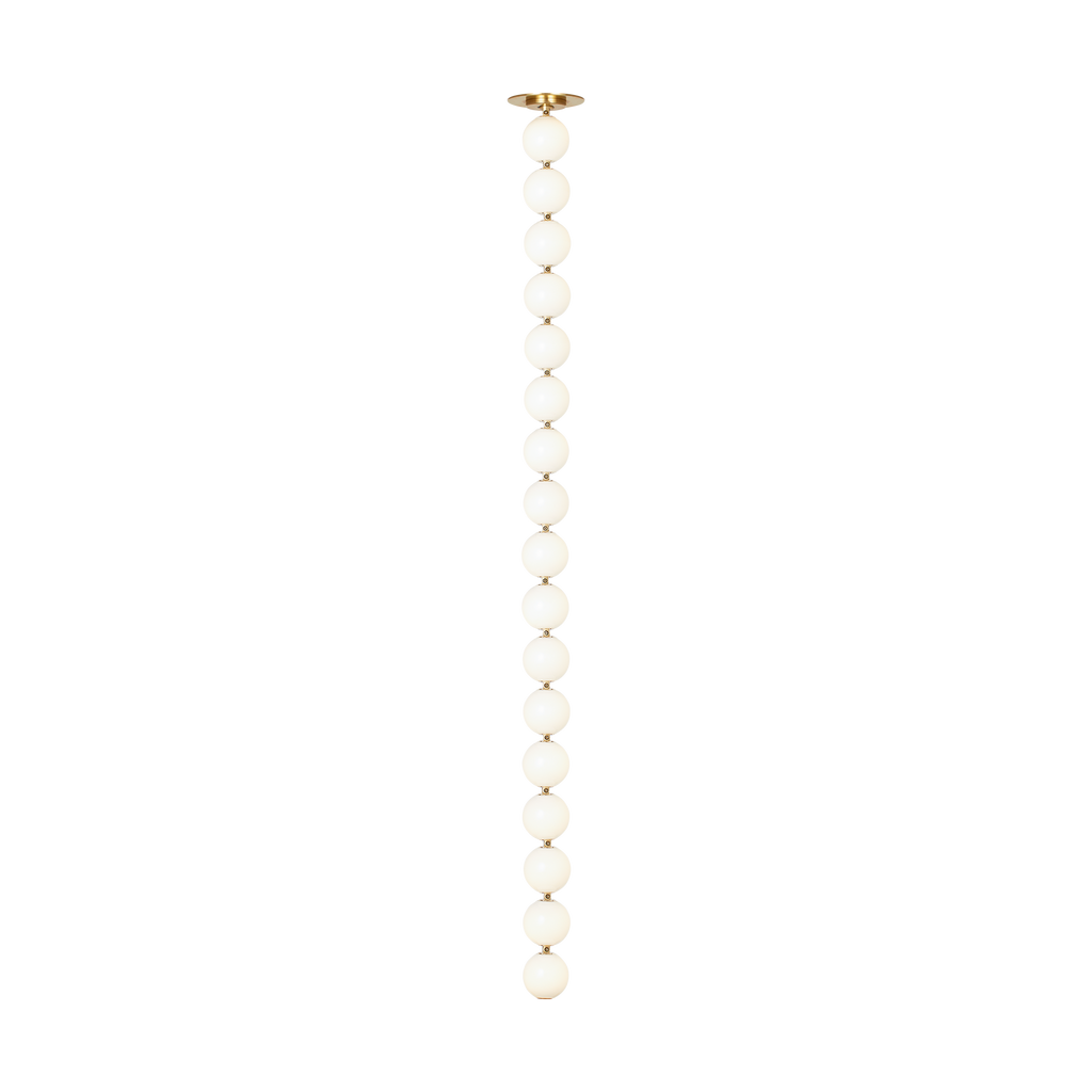 Perle 48 Pendant | Natural Brass 2700K Remote 120V