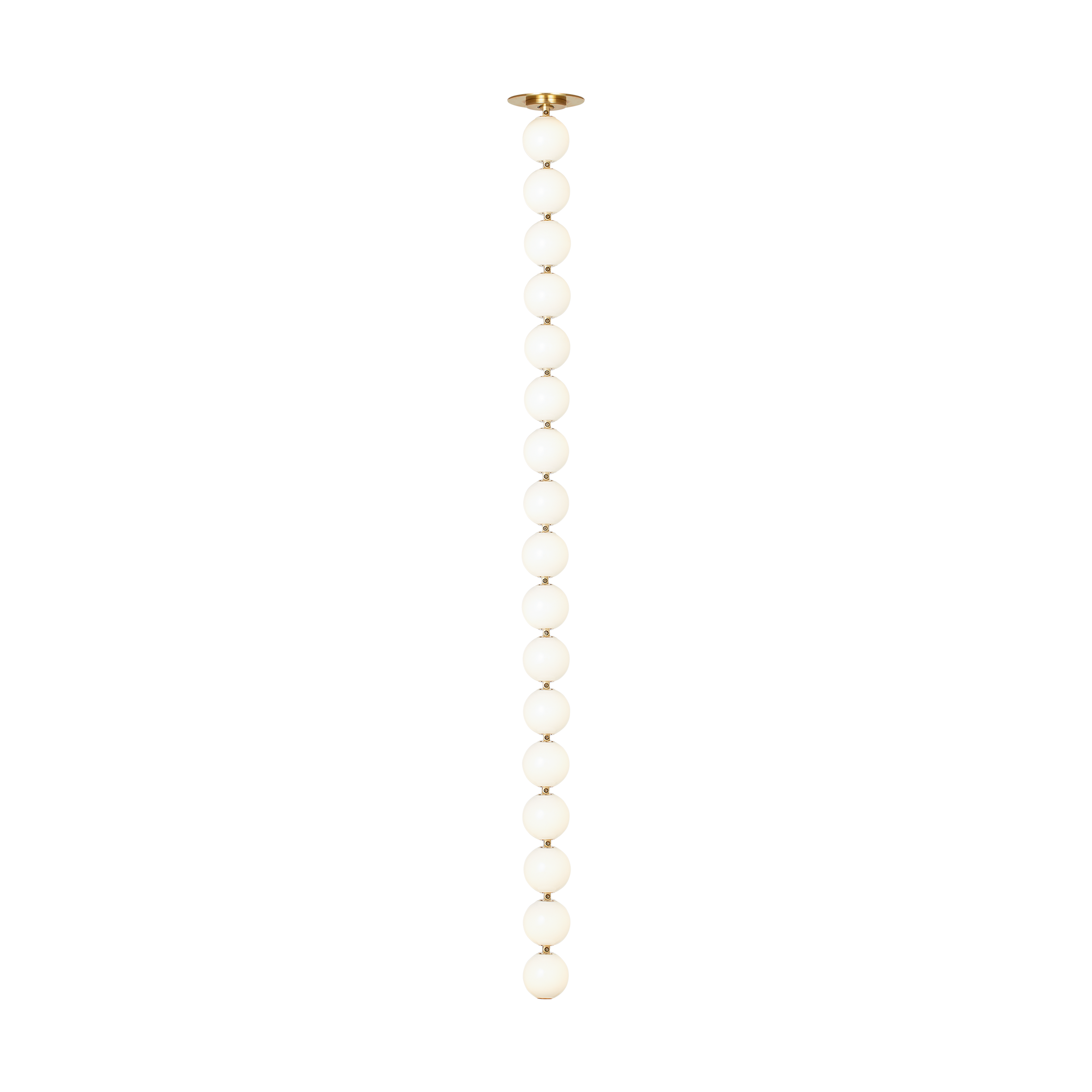 Perle 48 Pendant | Natural Brass 2700K Surface 120V-277V Universal