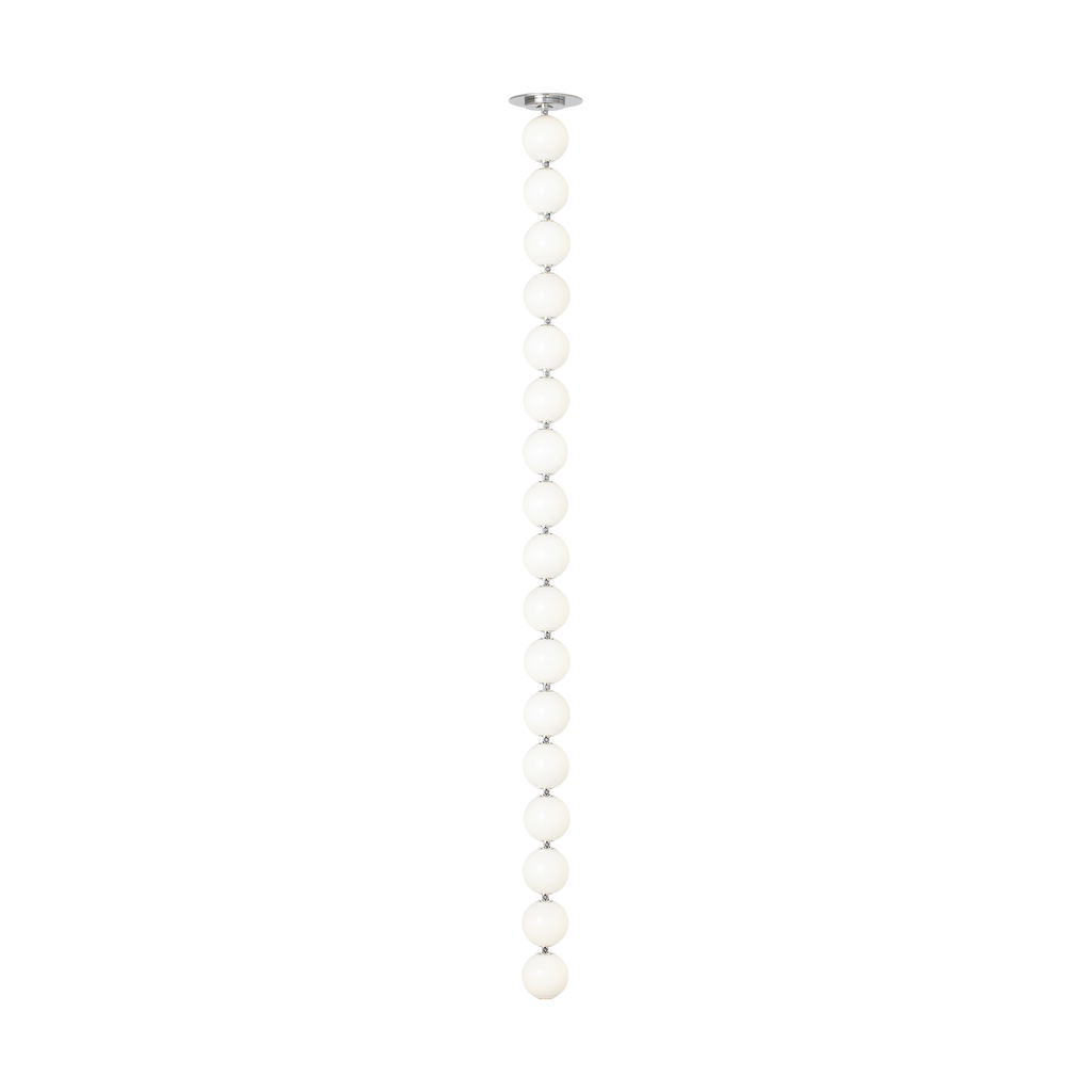 Perle 48 Pendant | Polished Nickel 2700K Remote 120V