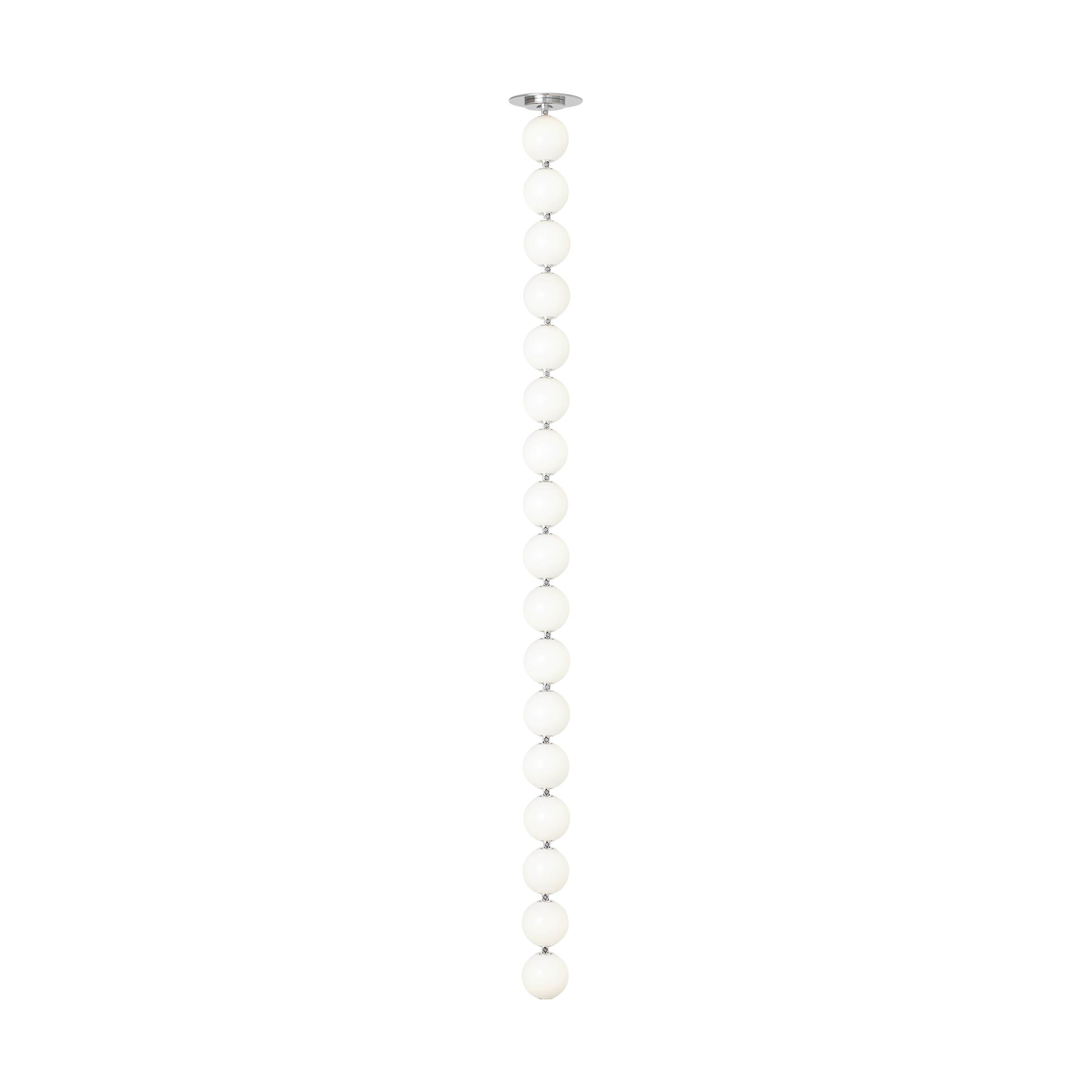 Perle 48 Pendant | Polished Nickel 2700K Remote 120V