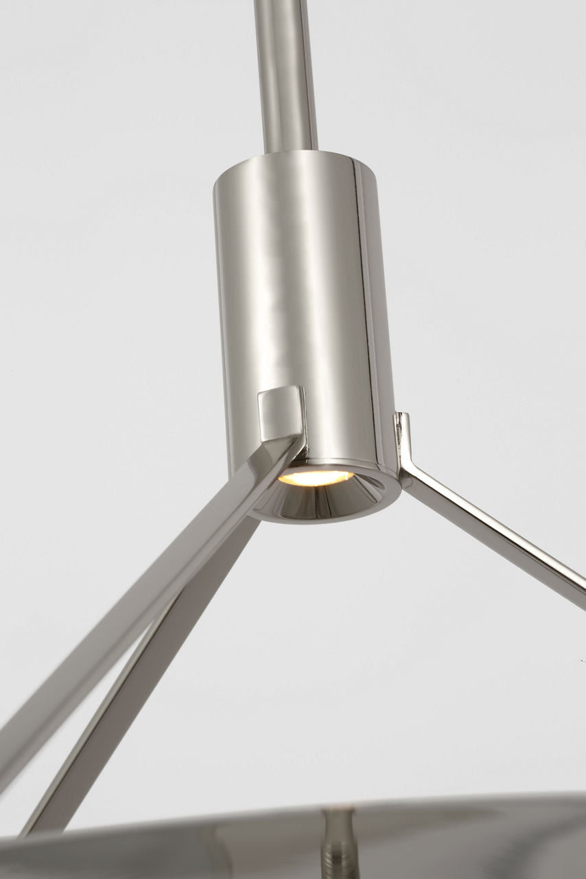 Sospeso X-Large Pendant polished nickel 2700K 90 CRI