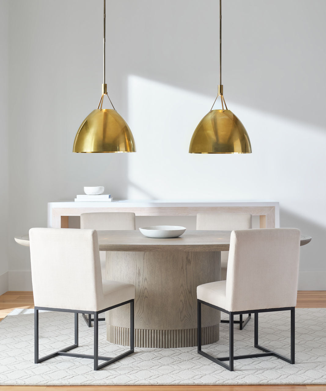 Sospeso Dome X-Large Pendant Natural Brass 2700K 90 CRI