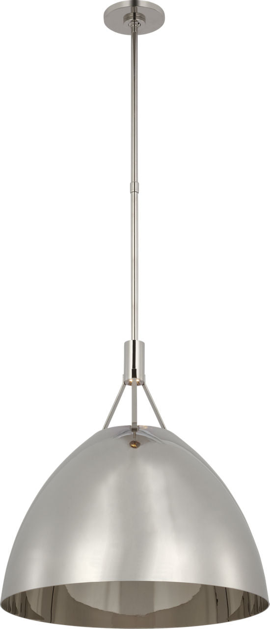 Sospeso Dome X-Large Pendant polished nickel 2700K 90 CRI
