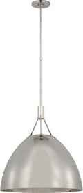 Sospeso Dome X-Large Pendant polished nickel 2700K 90 CRI
