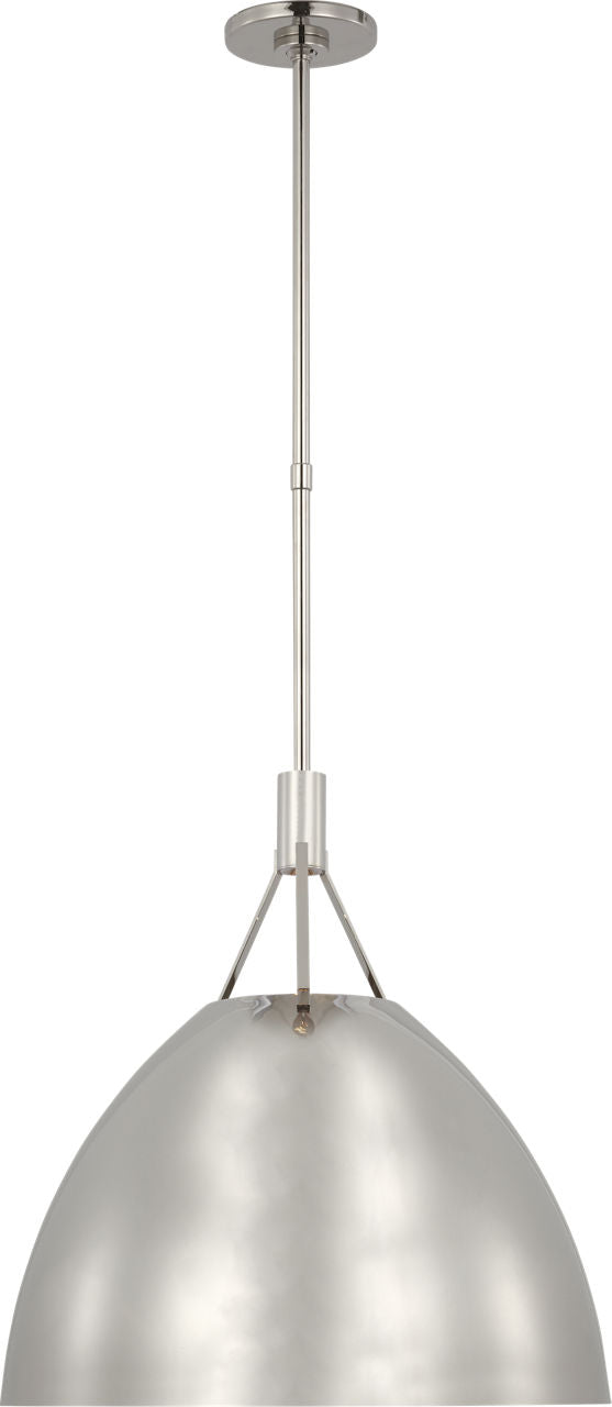 Sospeso Dome X-Large Pendant polished nickel 2700K 90 CRI