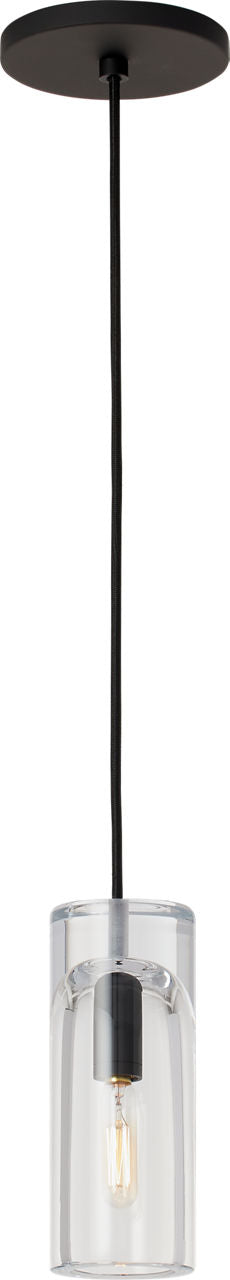 Horizon Small Accent Pendant Clear Nightshade Black Bulb Not Included