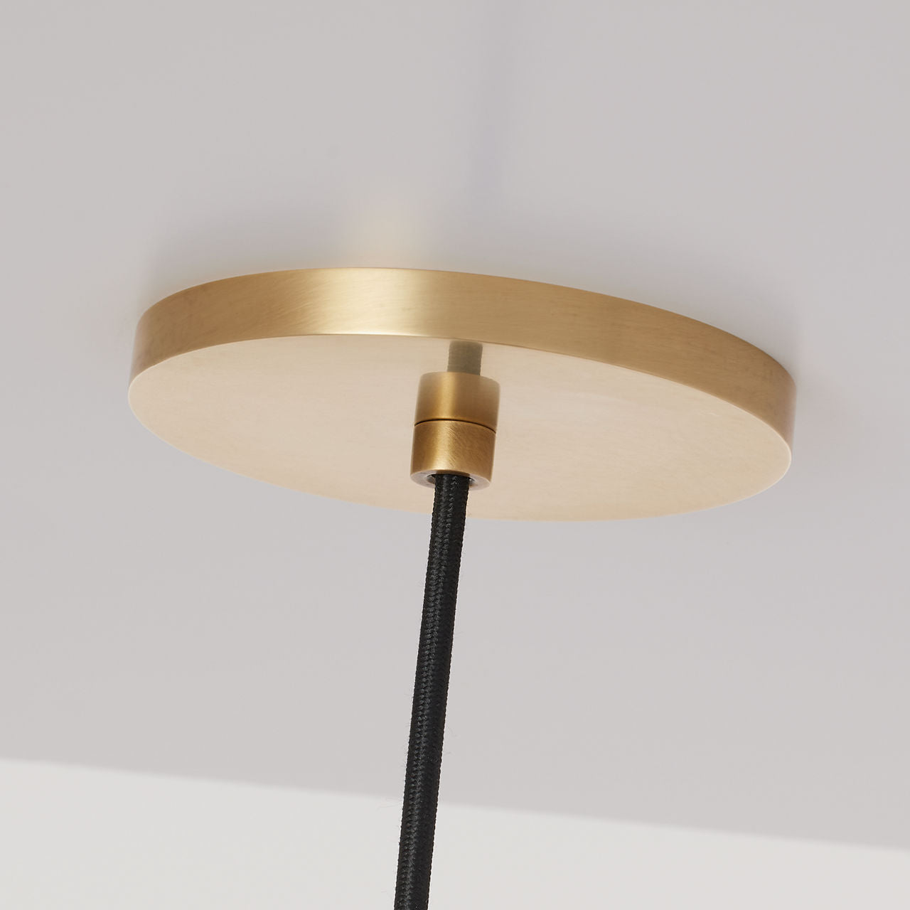 Alina Medium Accent Pendant Clear Natural Brass LED 2700K 90 CRI lamp