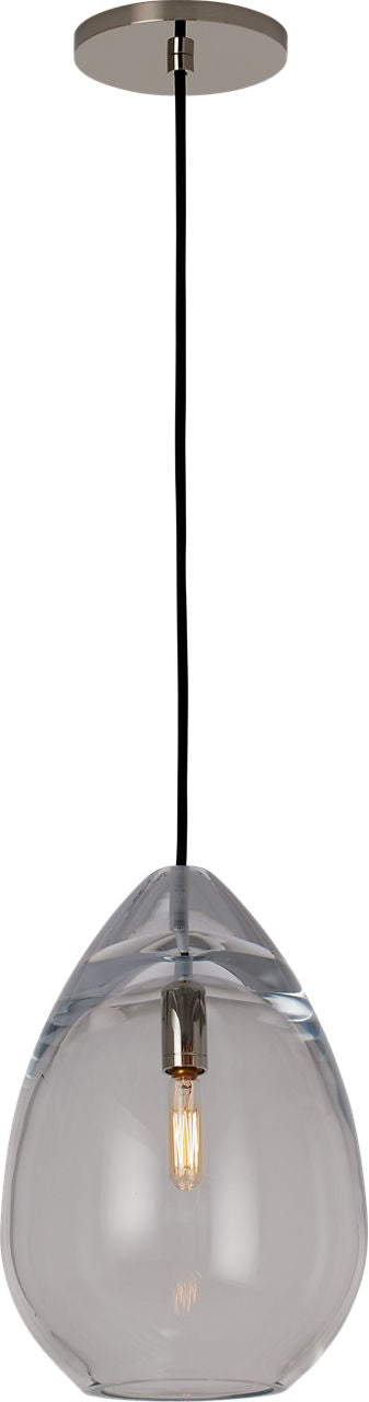 Alina Medium Accent Pendant Clear Polished Nickel 2700K 90 CRI LED Lamp