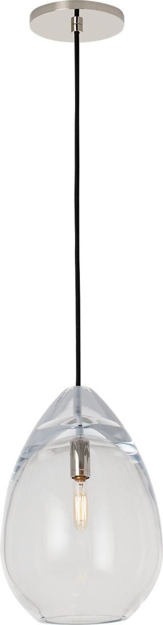 Alina Medium Accent Pendant Clear polished nickel Bulb Not Included