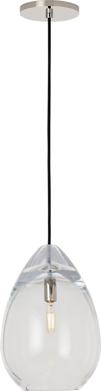 Alina Medium Accent Pendant Clear polished nickel Bulb Not Included
