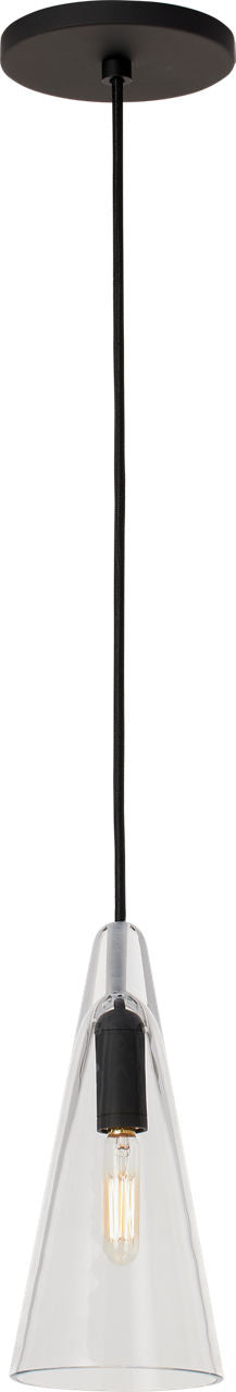 Selina Small Accent Pendant Clear Nightshade Black Bulb Not Included