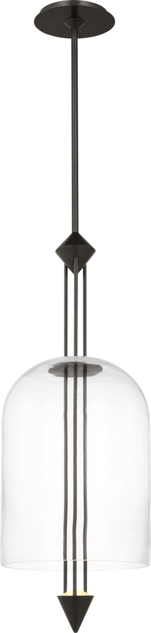 Cathedral Medium Pendant Clear dark Bronze 2700K 90 CRI