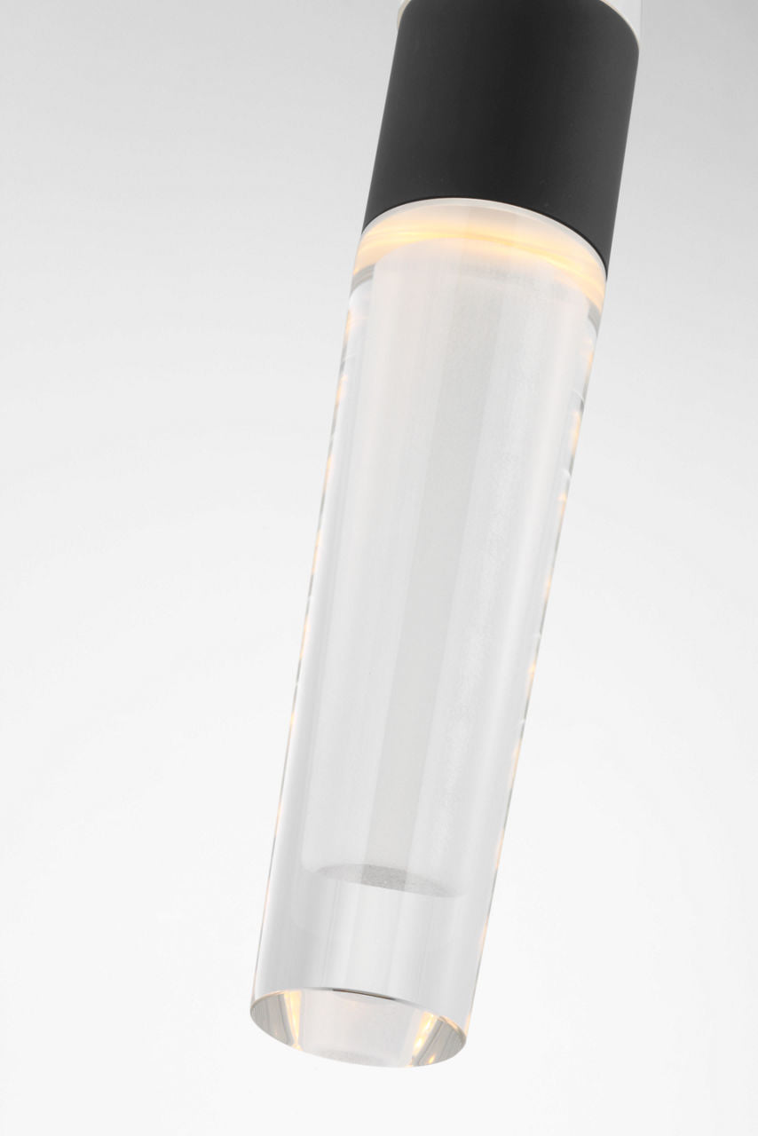 Lassell 1-Light Pendant | Nightshade Black 2700K 120V