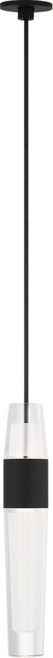 Lassell Port Alone Pendant | Nightshade Black 2700K 120V