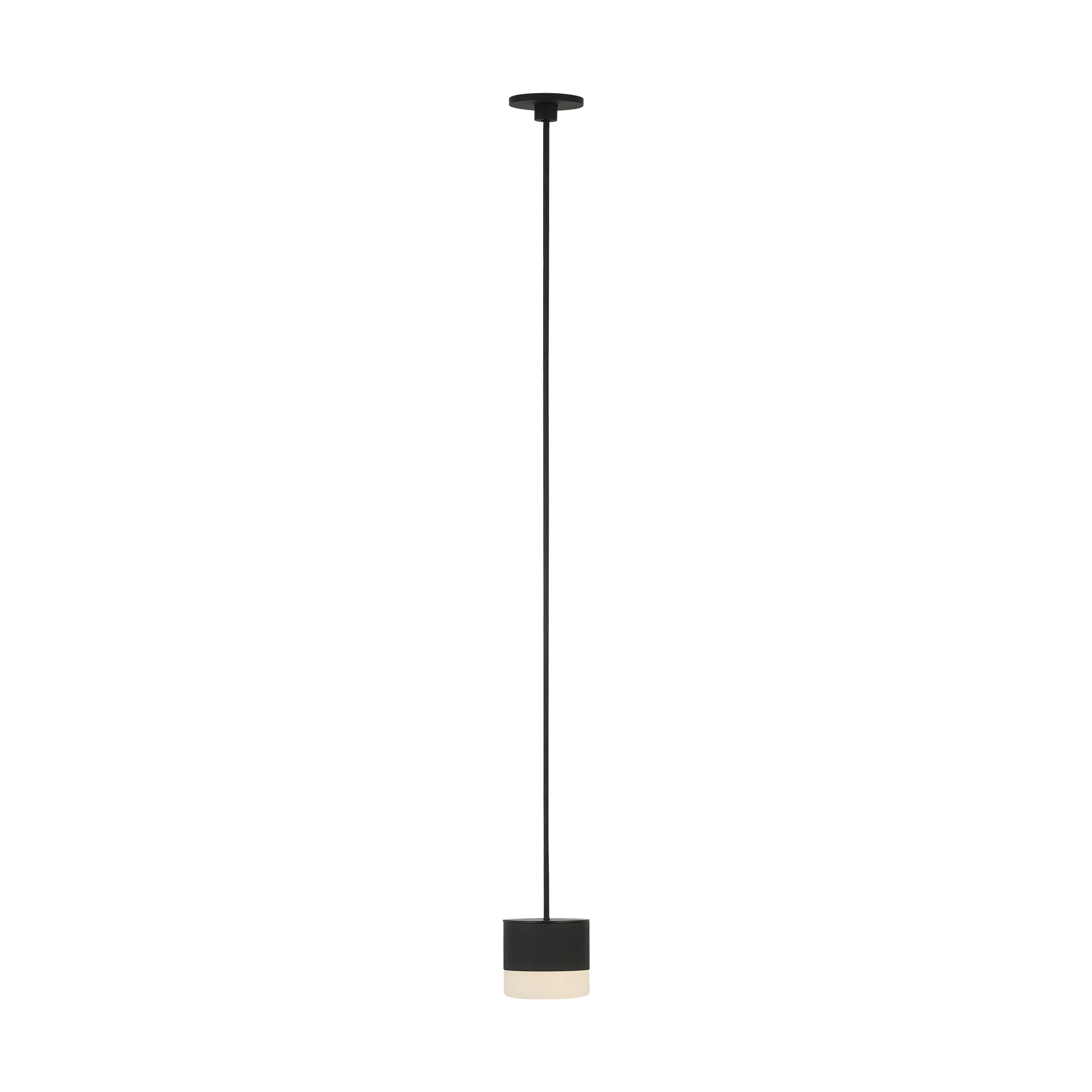 Gable Alabaster Port Alone Pendant Nightshade Black 3000K 90 CRI