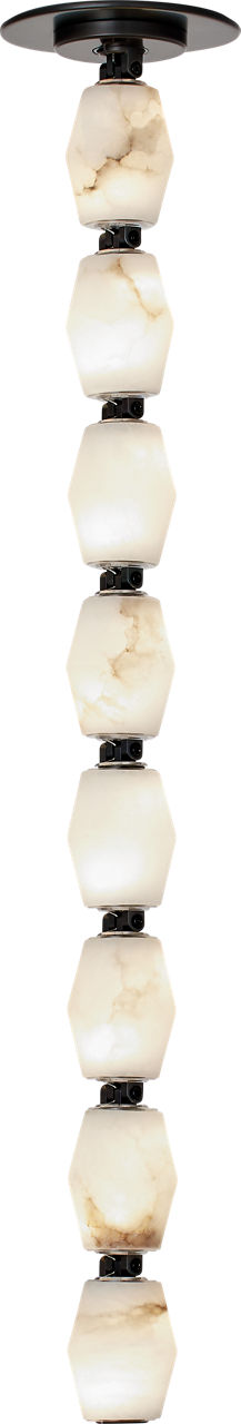 Collier Alabaster 24 Pendant | Bronze 3000K Remote 120V