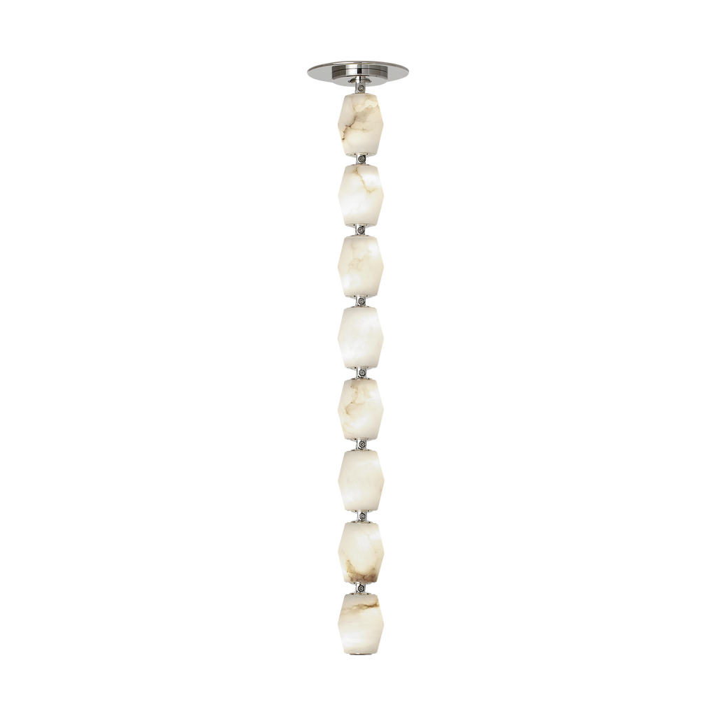 Collier Alabaster 24 Pendant | Polished Nickel 2700K Remote 120V