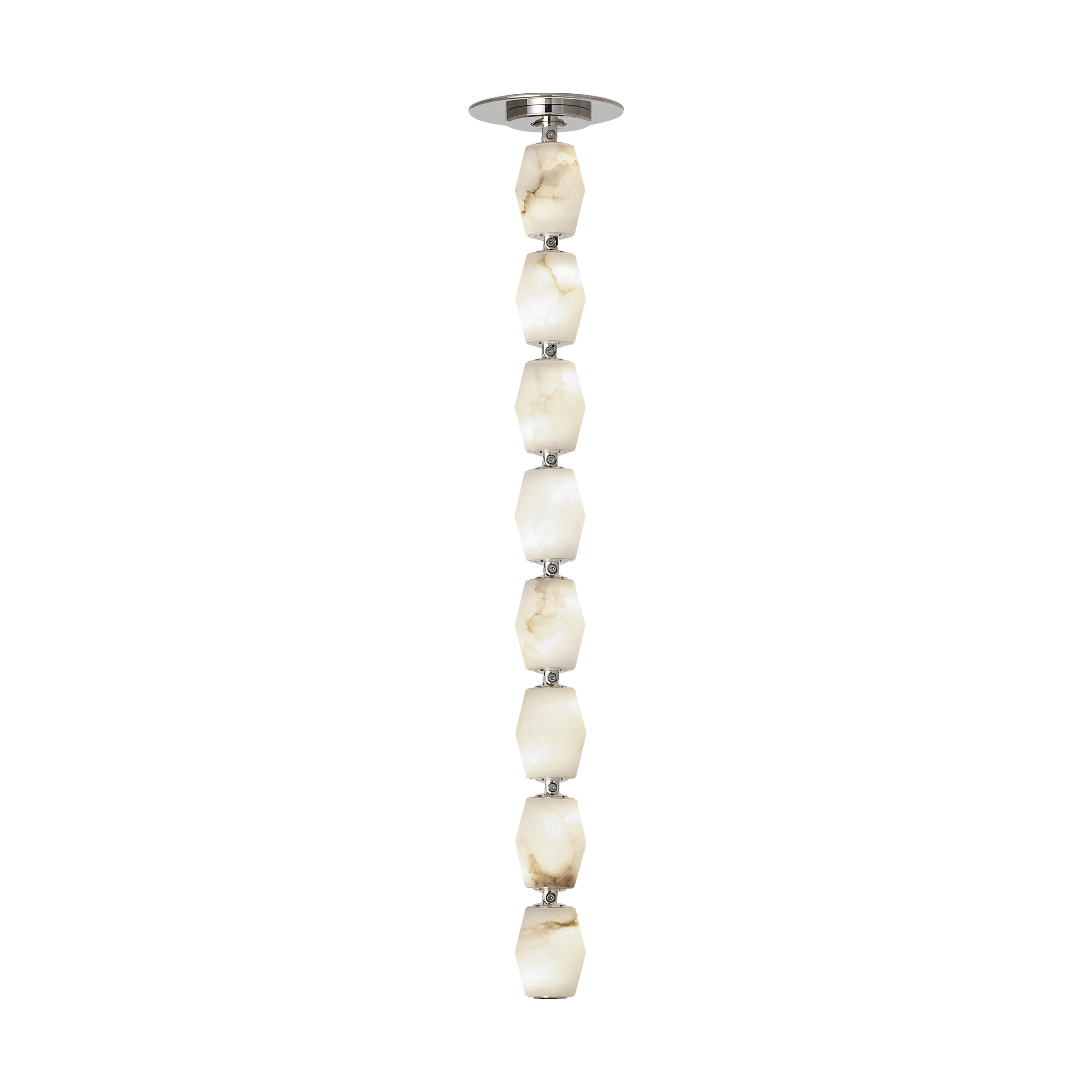 Collier Alabaster 24 Pendant | Polished Nickel 2700K Remote 120V