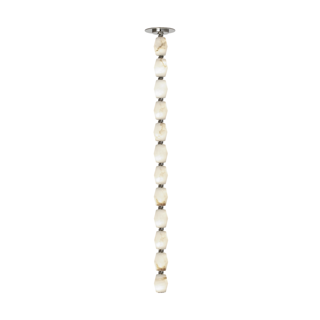 Collier Alabaster 36 Pendant | Polished Nickel 2700K Remote 120V