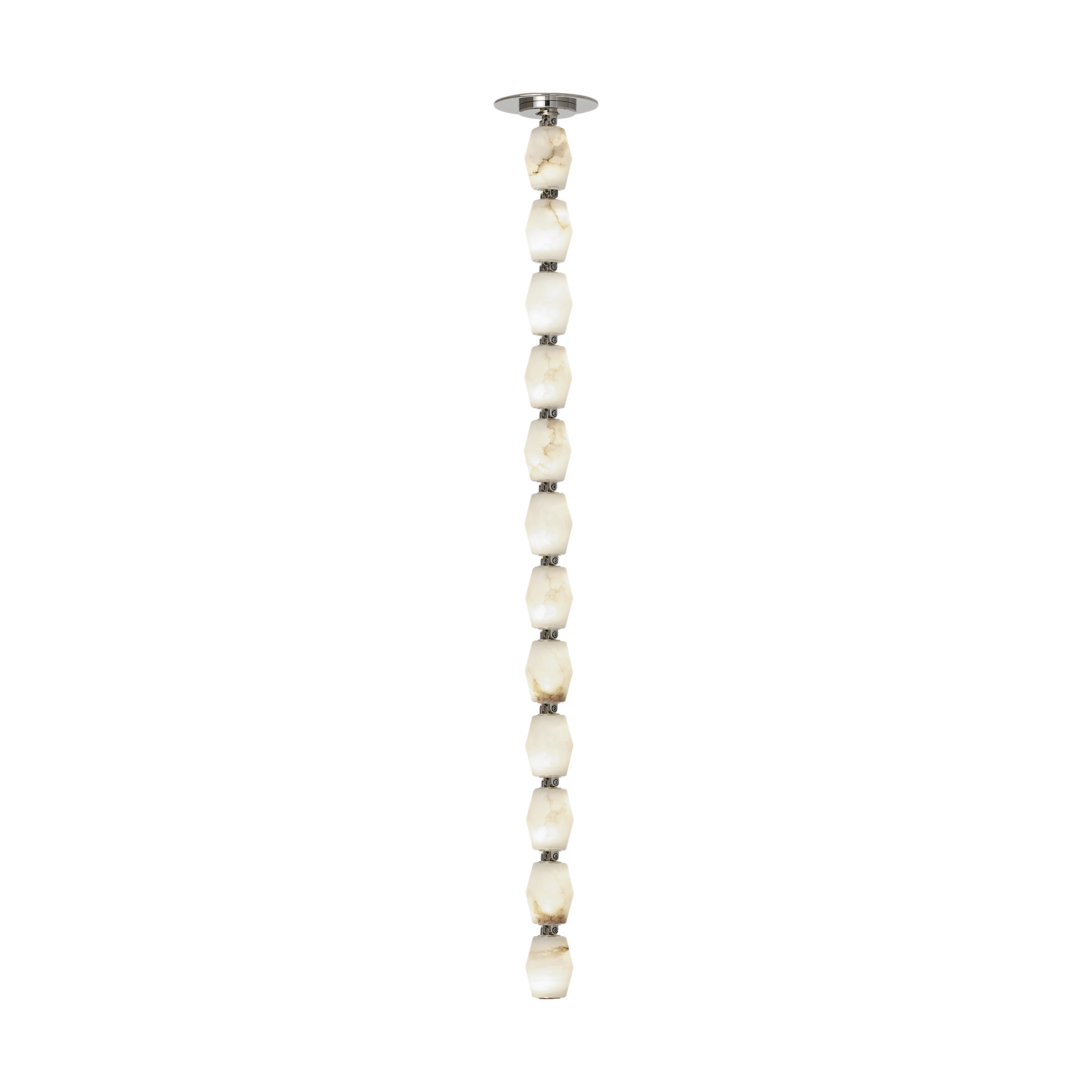 Collier Alabaster 36 Pendant | Polished Nickel 2700K Remote 120V