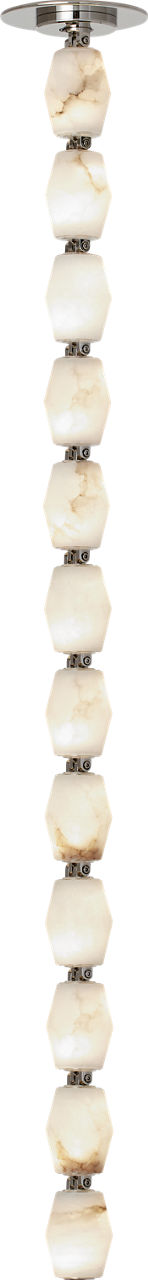 Collier Alabaster 36 Pendant | Polished Nickel 3000K Surface 120V-277V Universal