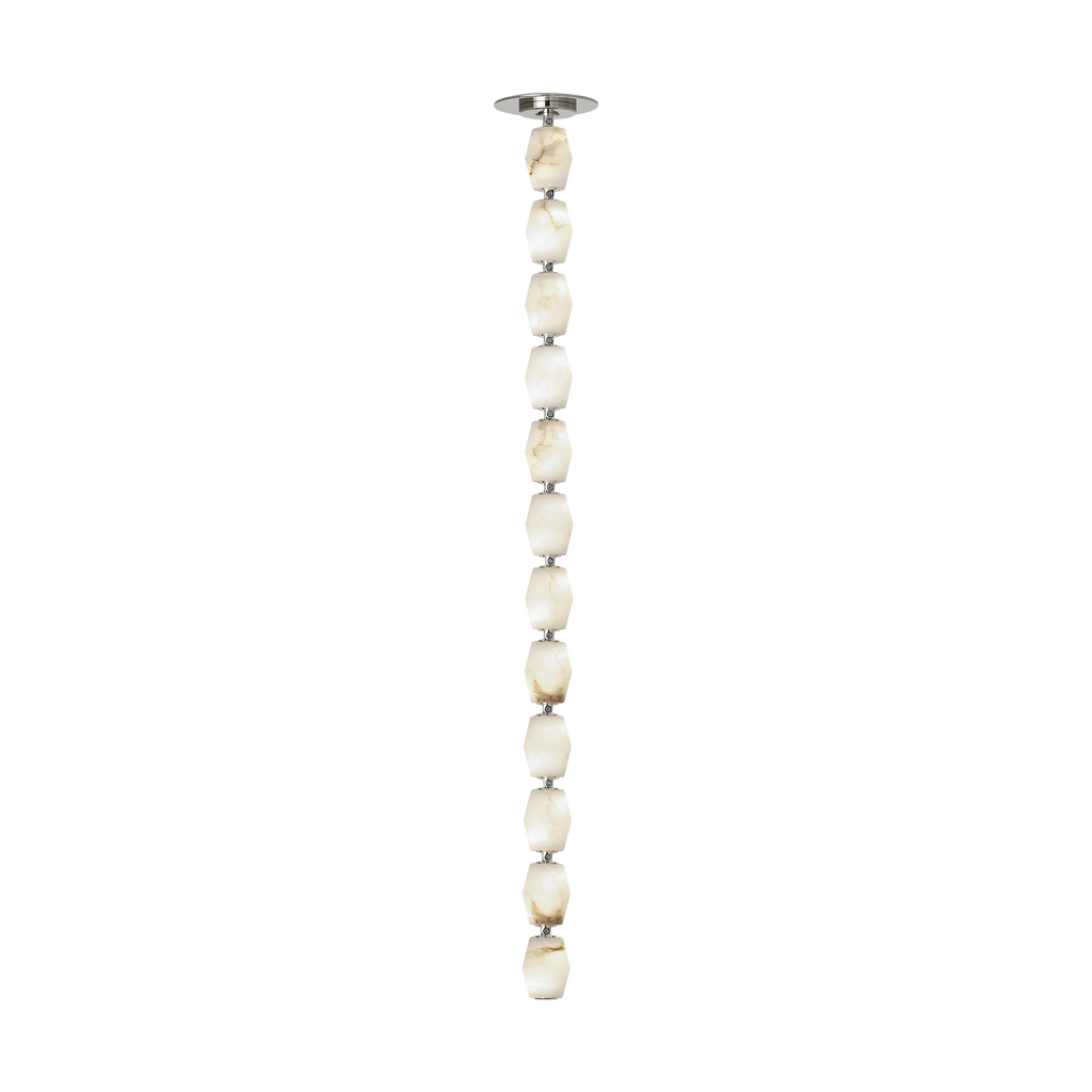Collier Alabaster 36 Pendant | Polished Nickel 2700K Remote 120V