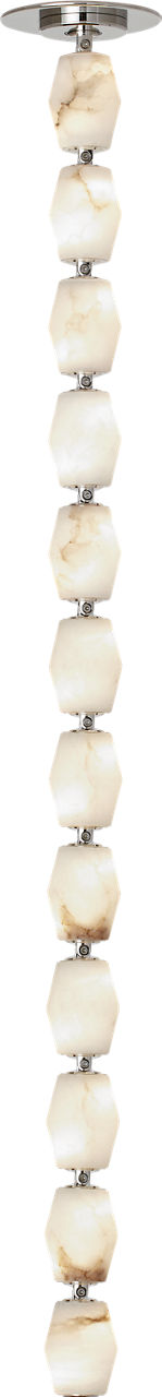 Collier Alabaster 36 Pendant | Polished Nickel 3000K Remote 120V