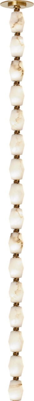 Collier Alabaster 48 Pendant | Hand-Rubbed Antique Brass 3000K Remote 277V