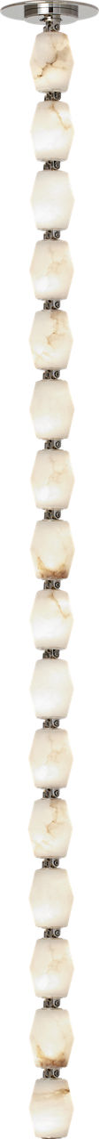 Collier Alabaster 48 Pendant | Polished Nickel 3000K Surface 120V-277V Universal
