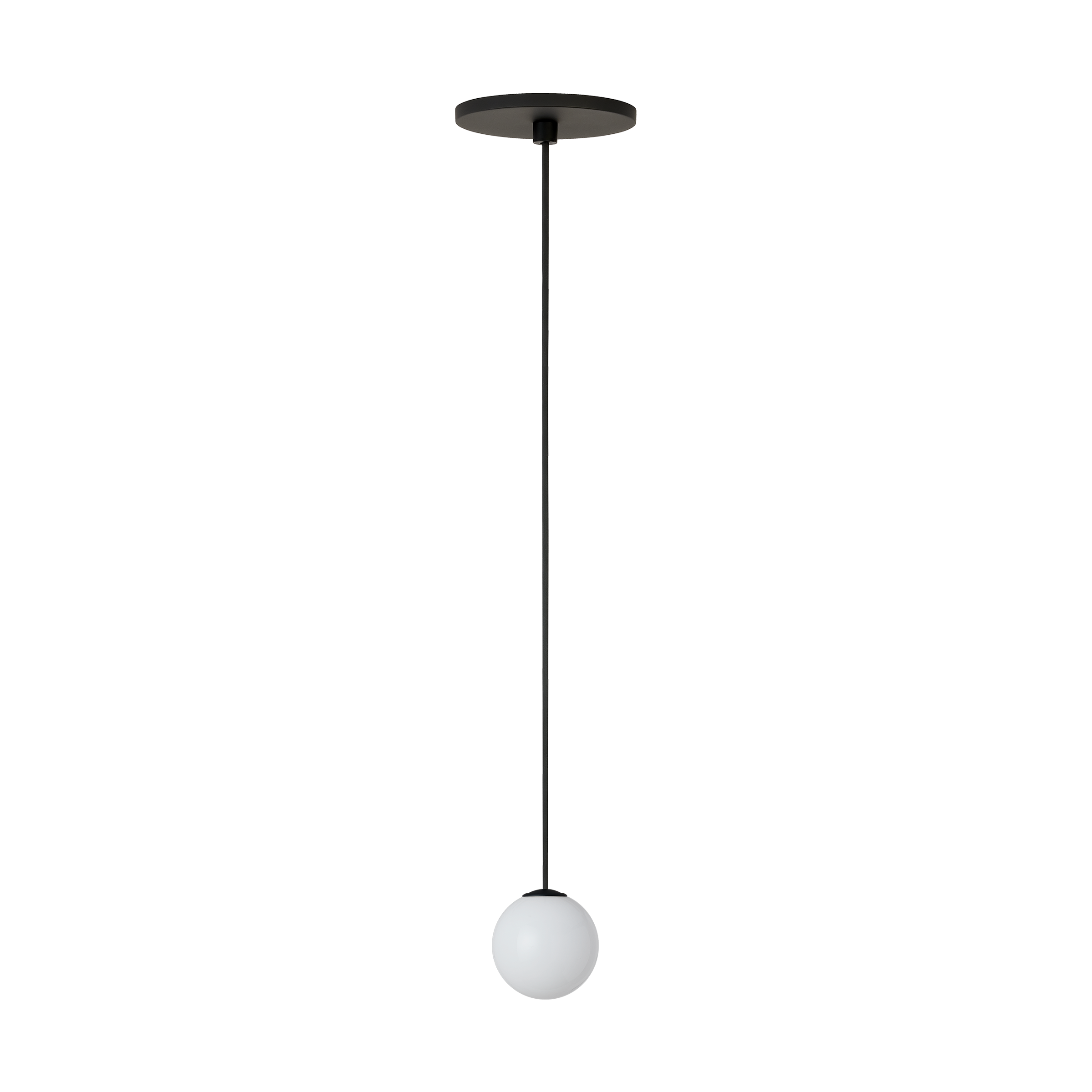 Orbet 1 Light Pendant Nightshade Black 2700K 90 CRI