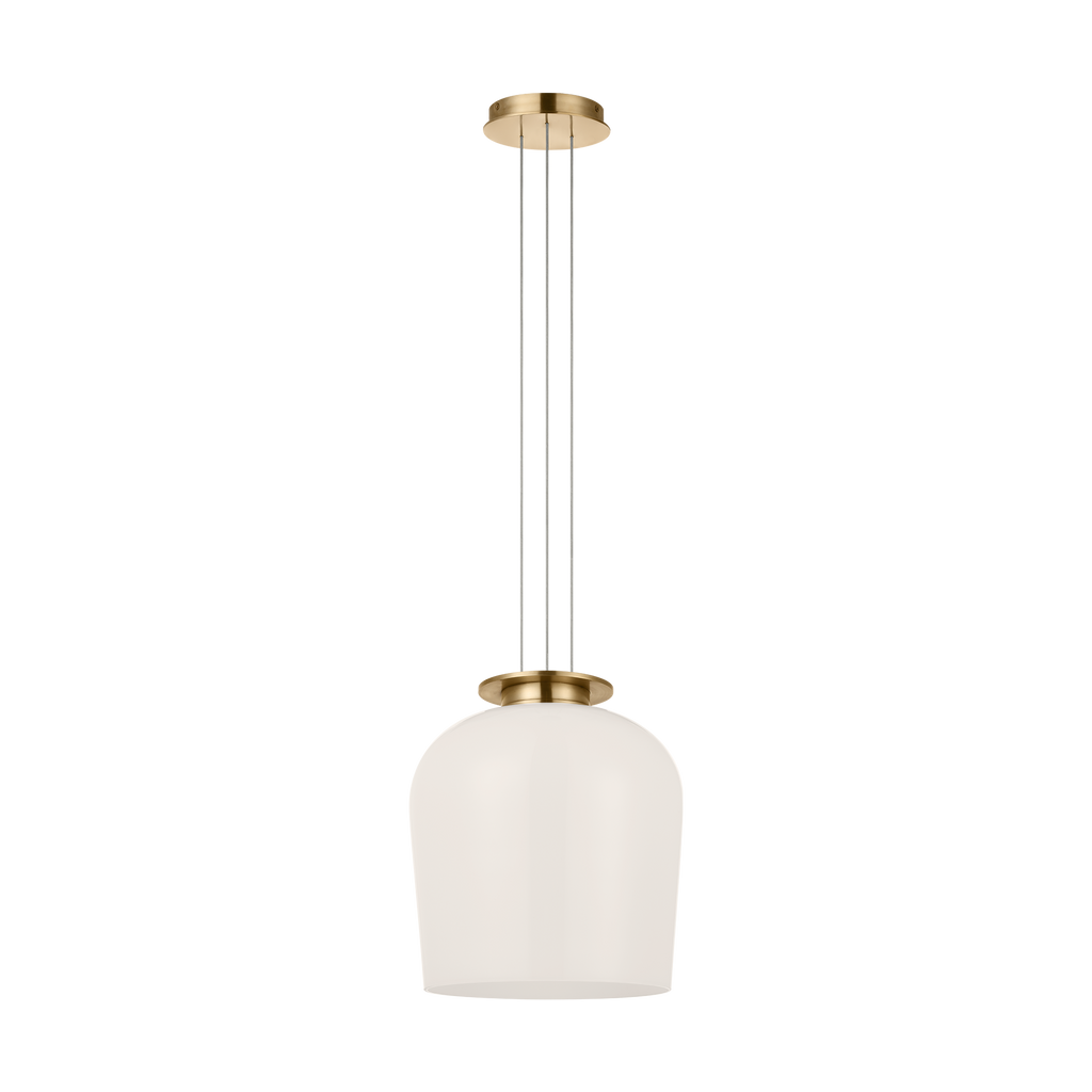 Vetro 13 Pendant Hand Rubbed Antique Brass 2700K 90 CRI