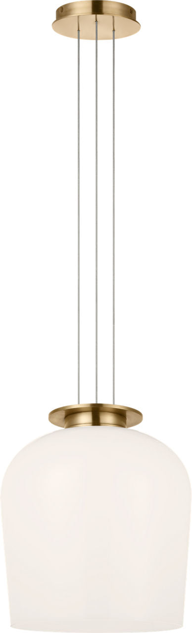 Vetro 13 Pendant Hand Rubbed Antique Brass 2700K 90 CRI