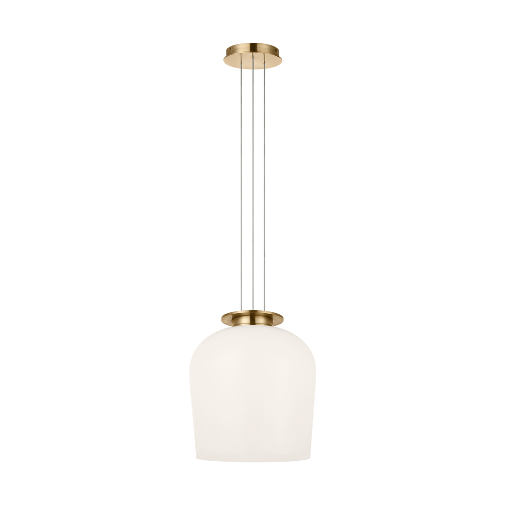 Vetro 13 Pendant Hand Rubbed Antique Brass 2700K 90 CRI