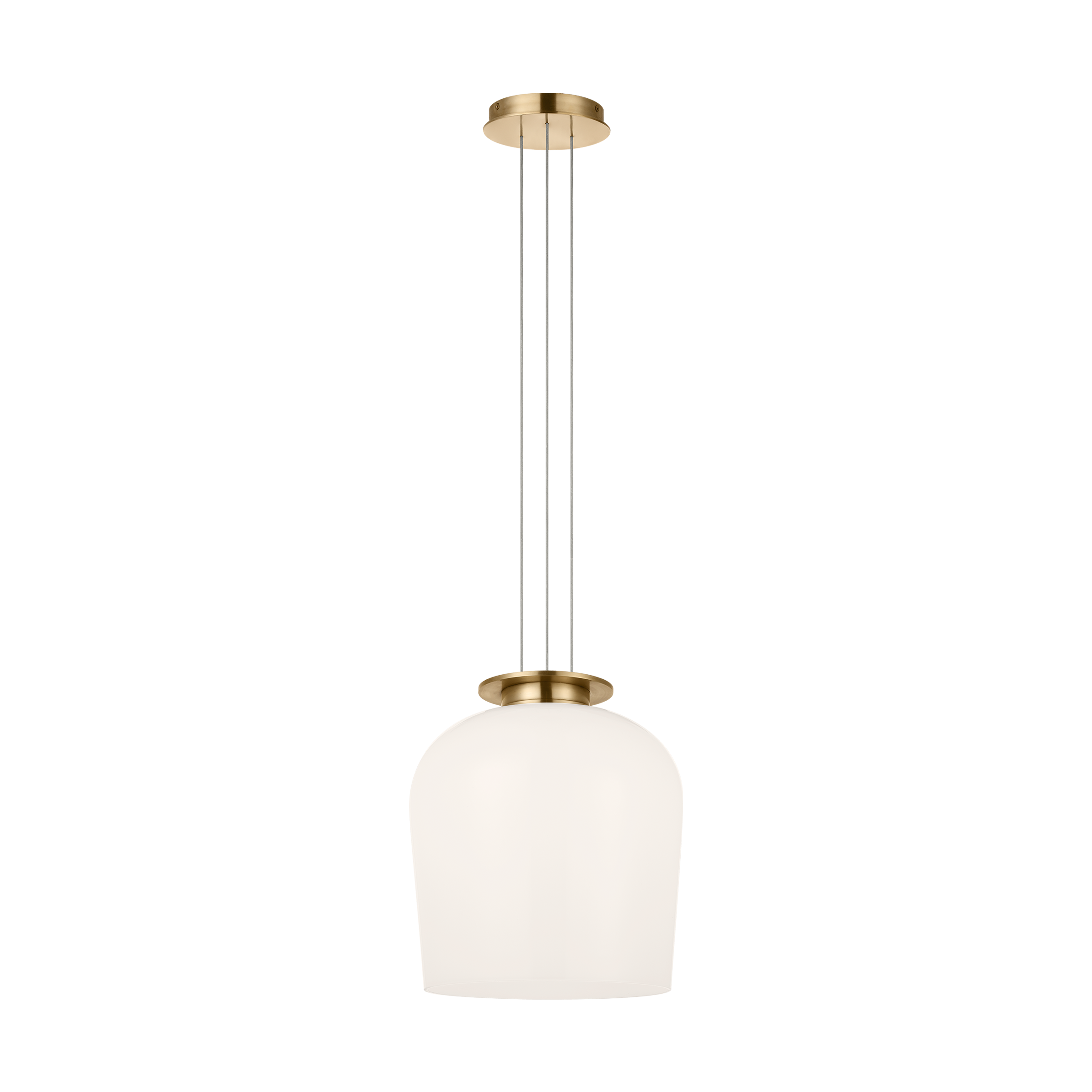 Vetro 13 Pendant Hand Rubbed Antique Brass 2700K 90 CRI