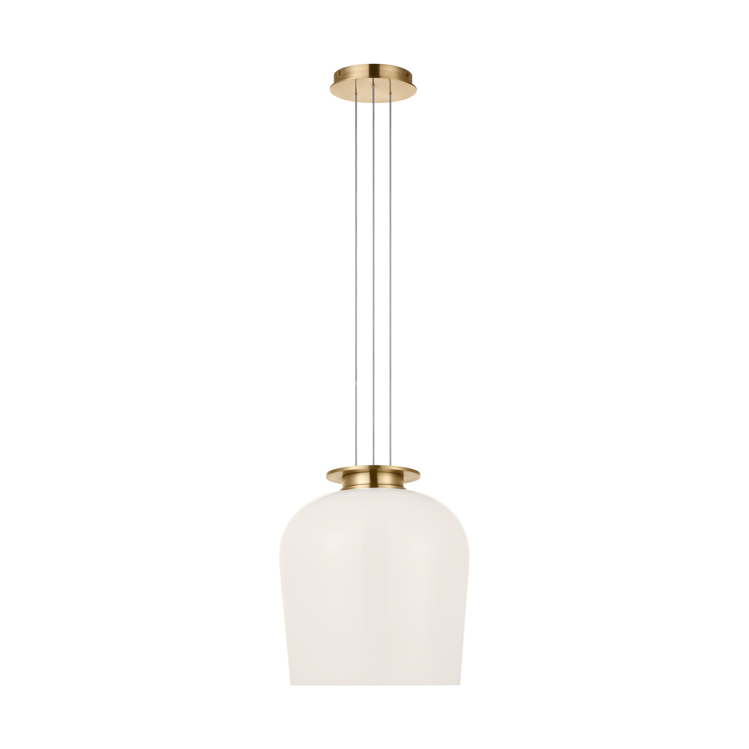Vetro 13 Pendant Hand Rubbed Antique Brass 2700K 90 CRI