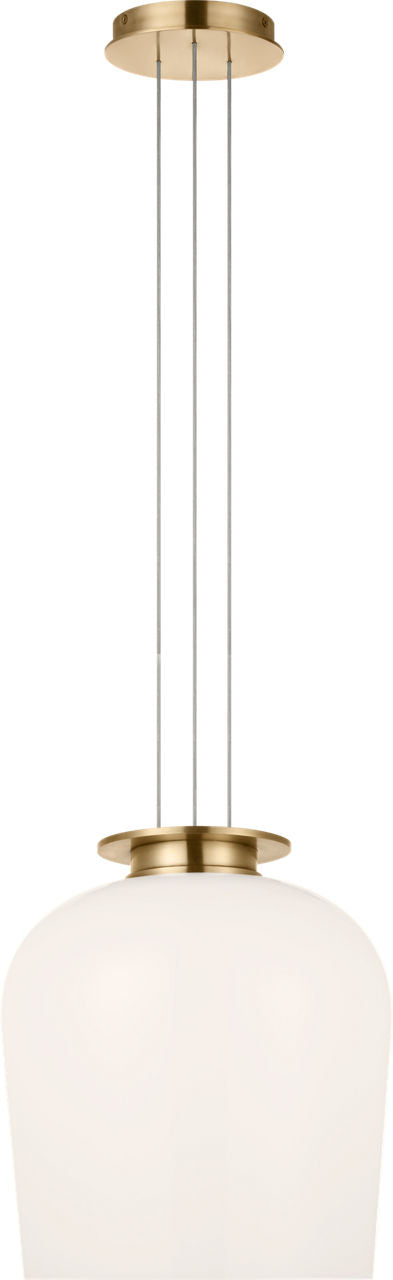 Vetro 13 Pendant Hand Rubbed Antique Brass 2700K 90 CRI