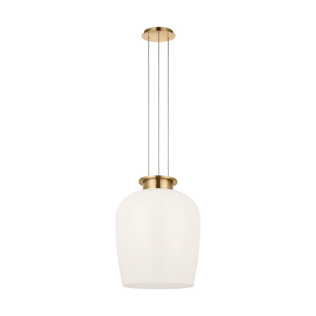 Vetro 21 Pendant Hand Rubbed Antique Brass 2700K 90 CRI