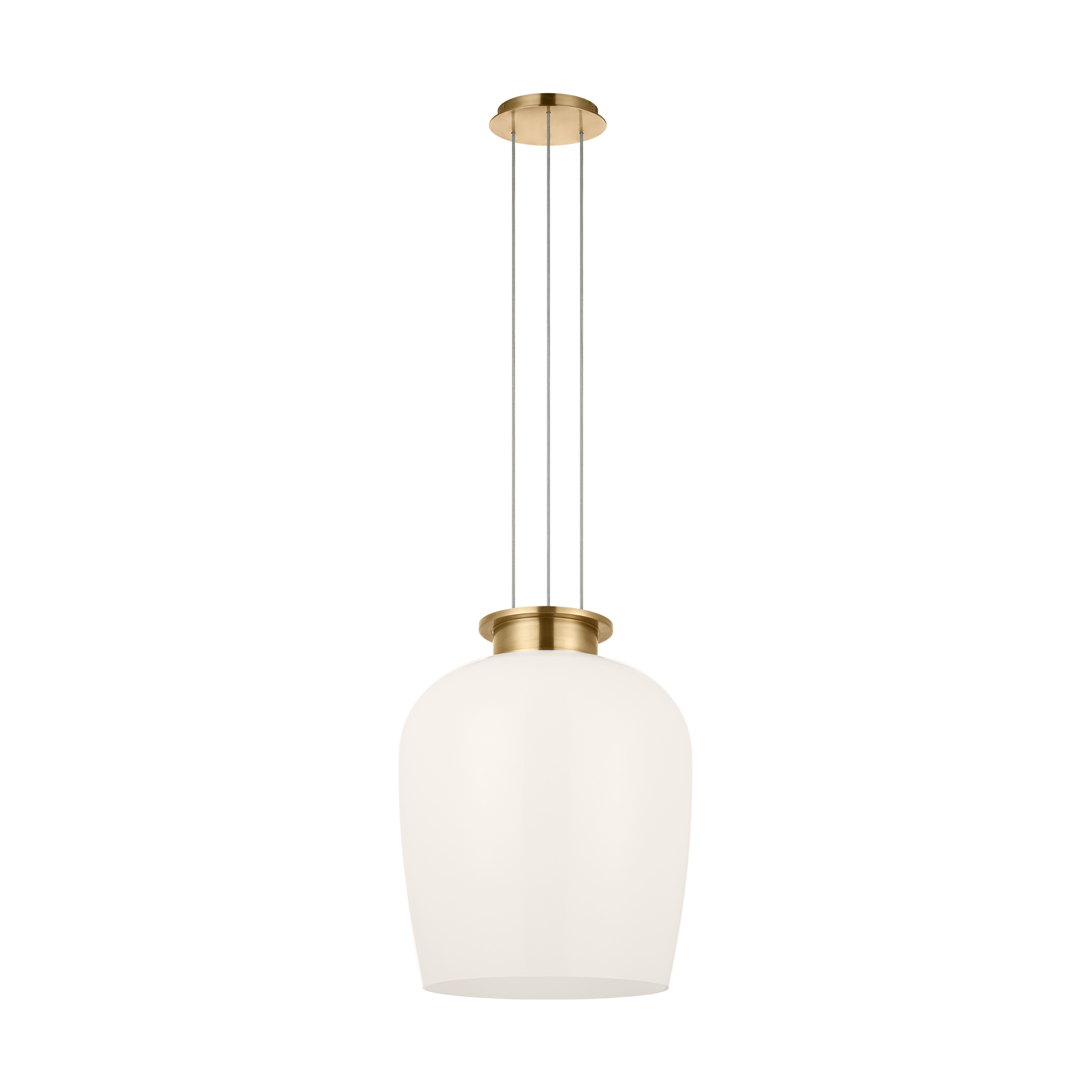 Vetro 21 Pendant Hand Rubbed Antique Brass 2700K 90 CRI