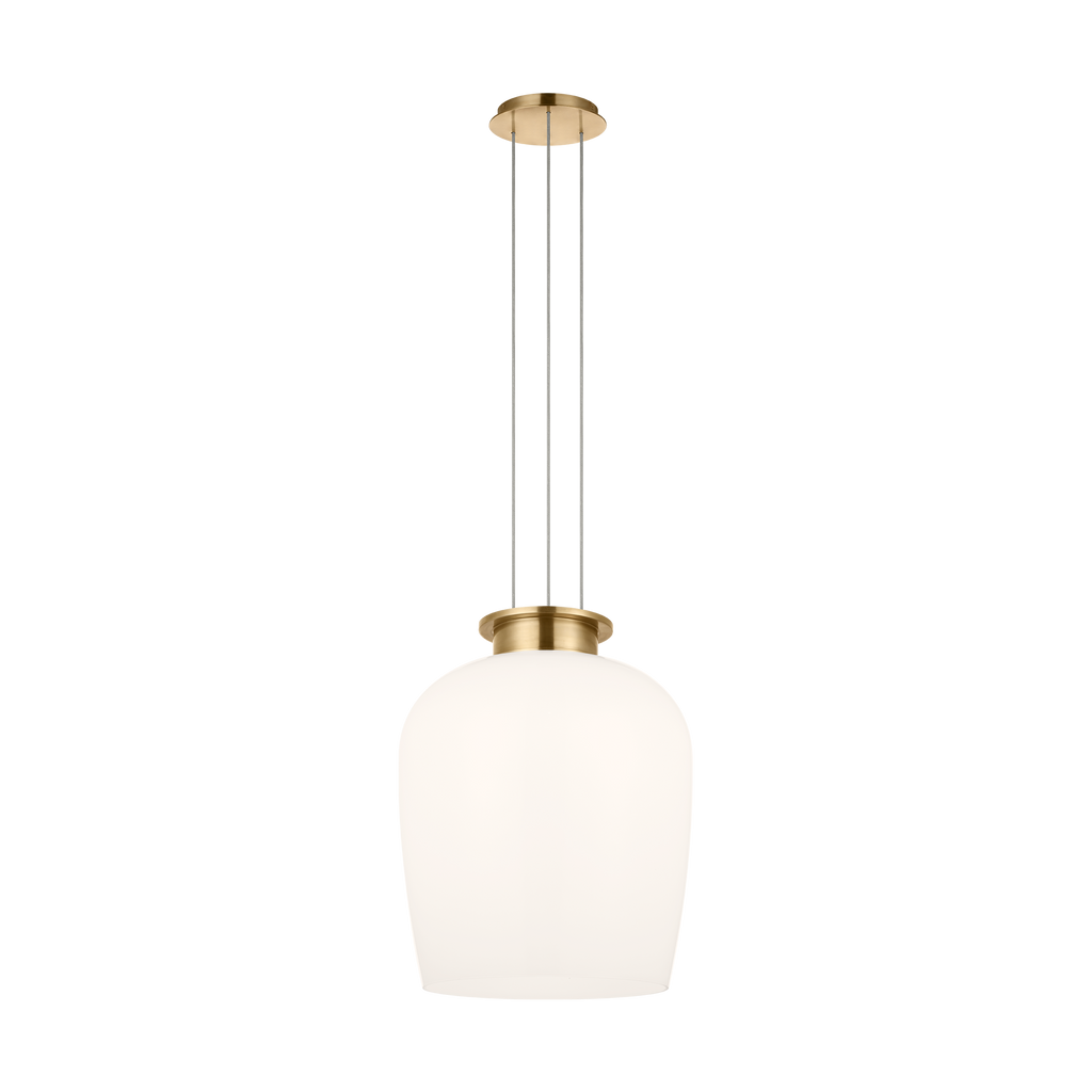 Vetro 21 Pendant Hand Rubbed Antique Brass 2700K 90 CRI