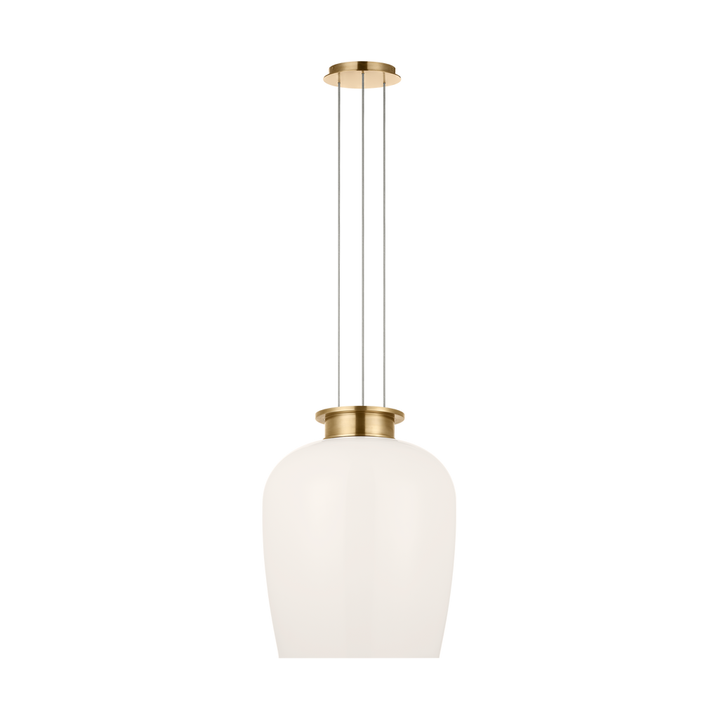 Vetro 21 Pendant Hand Rubbed Antique Brass 2700K 90 CRI