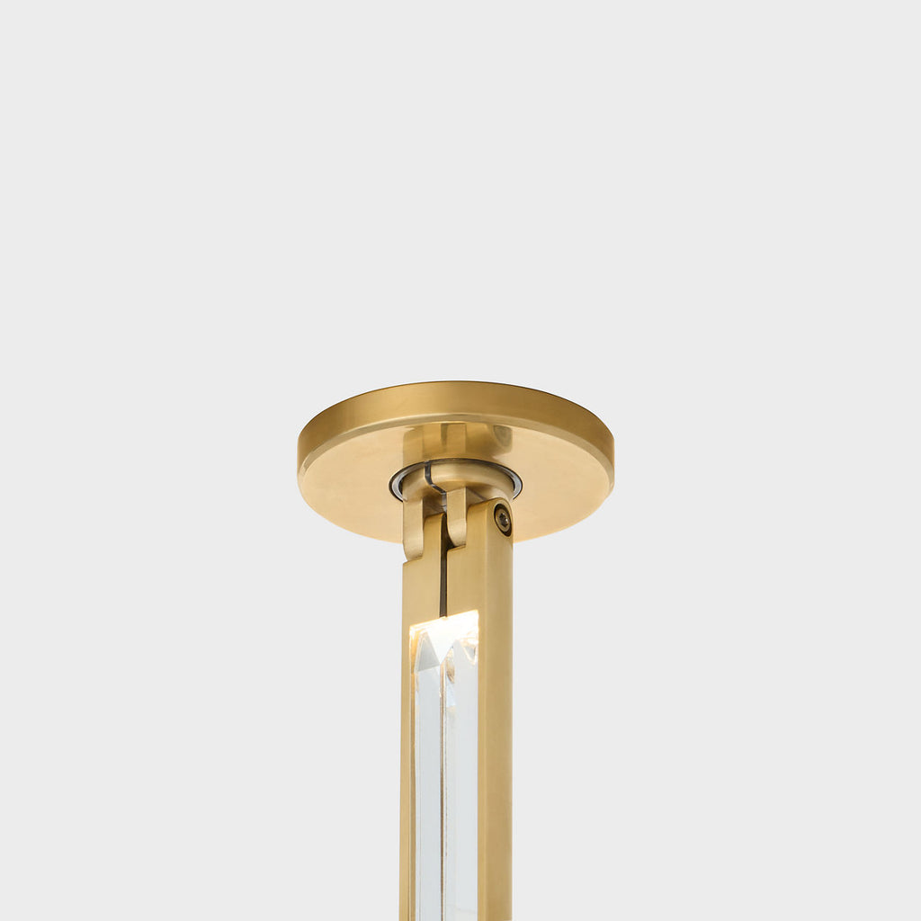 Catena 26 Pendant | Hand-Rubbed Antique Brass 2700K Remote 120V