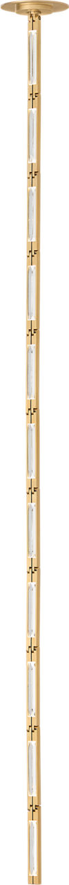 Catena 57 Pendant | Hand-Rubbed Antique Brass 3000K Remote 120V