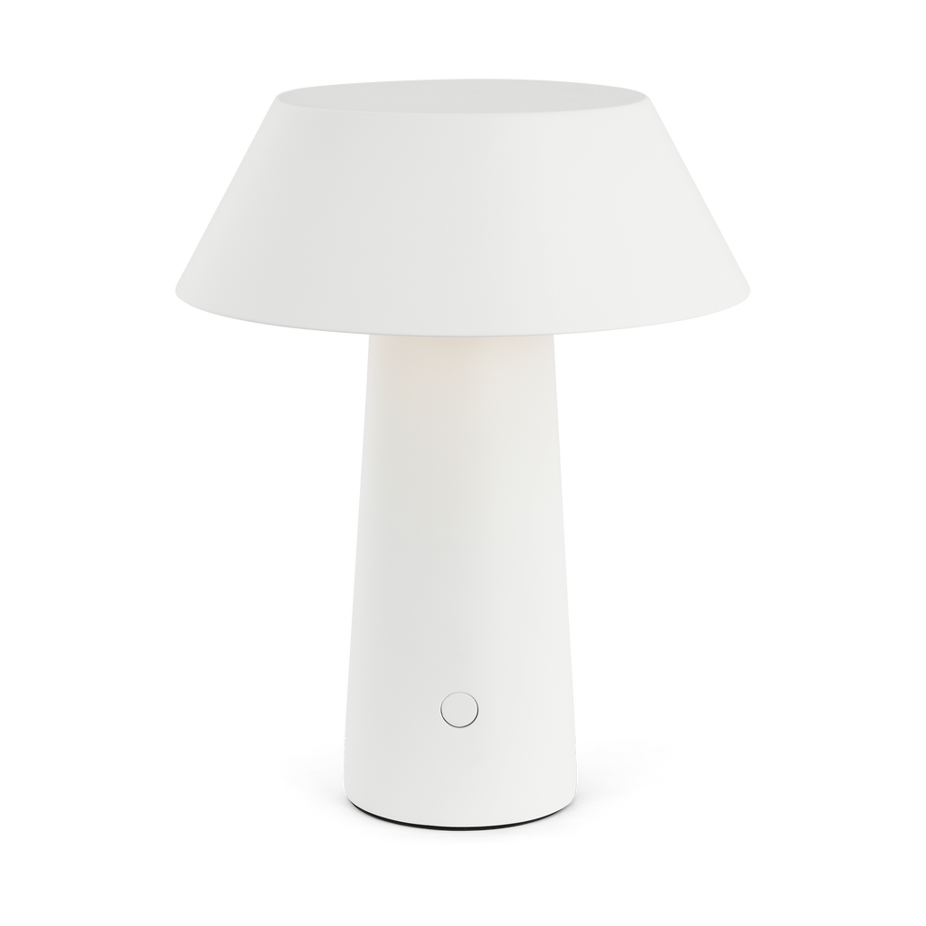 Sesa Short Accent Rechargeable Table Lamp Matte White 2700K 90 CRI