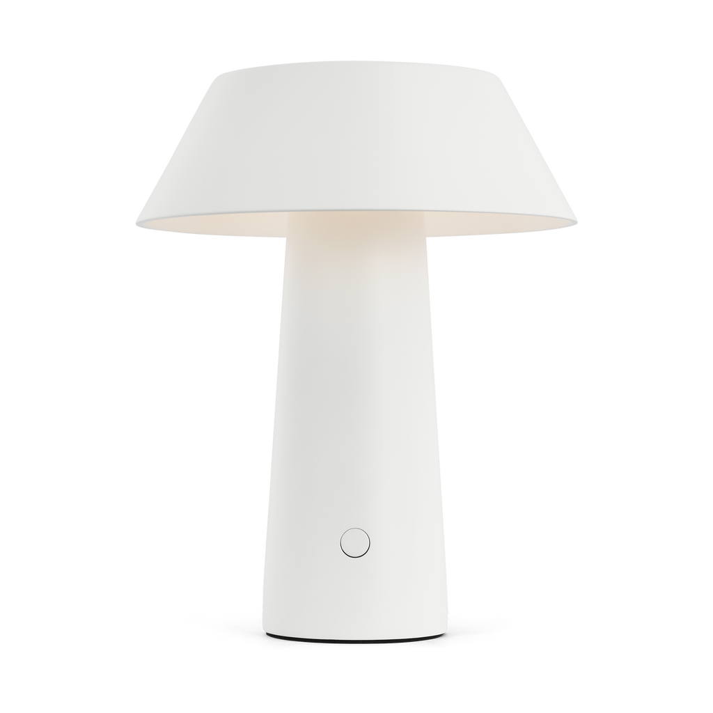 Sesa Short Accent Rechargeable Table Lamp Matte White 2700K 90 CRI