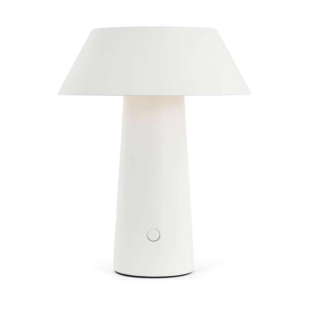Sesa Short Accent Rechargeable Table Lamp Matte White 2700K 90 CRI