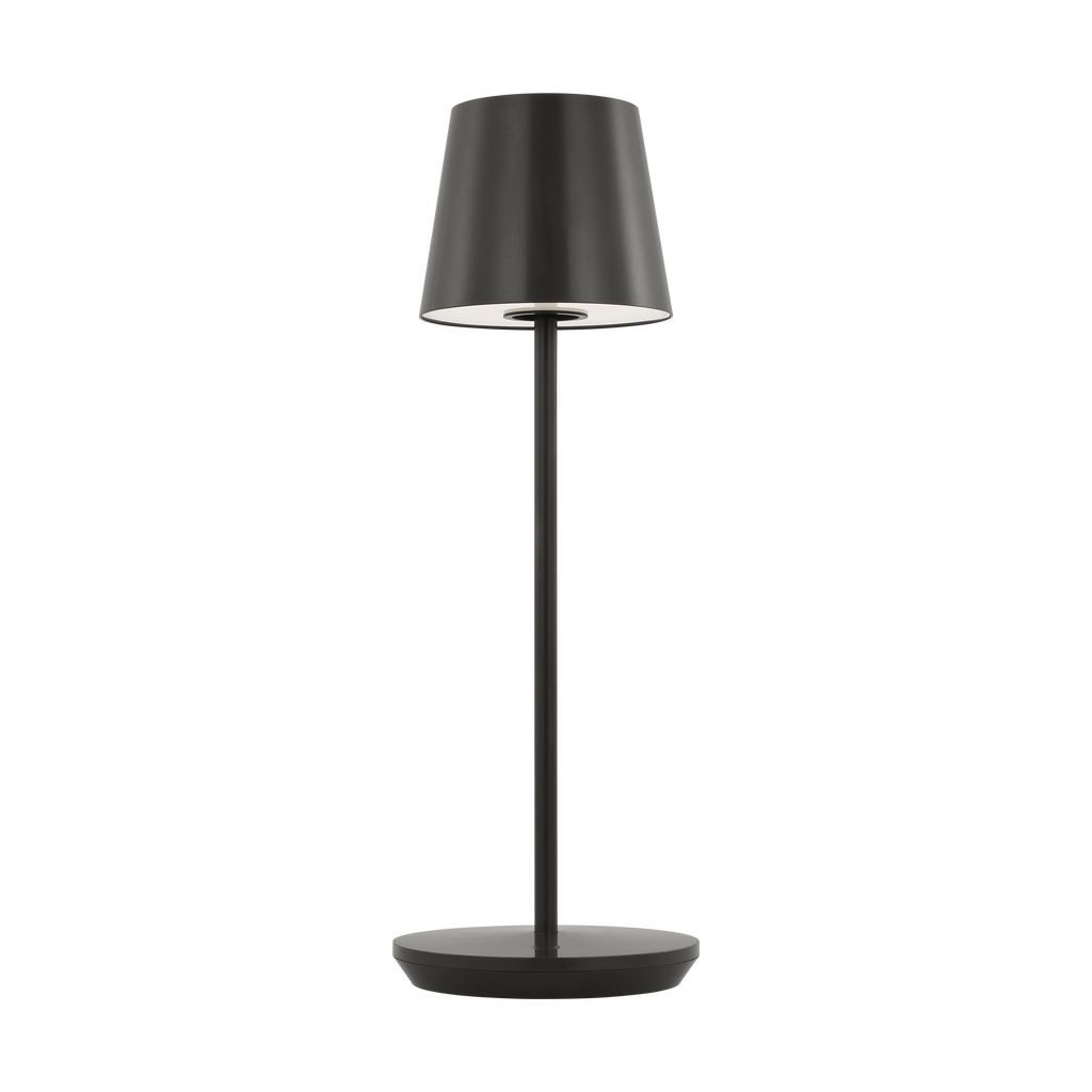 Nevis Accent Rechargeable Table Lamp Bronze 2700K 90 CRI wall charger included