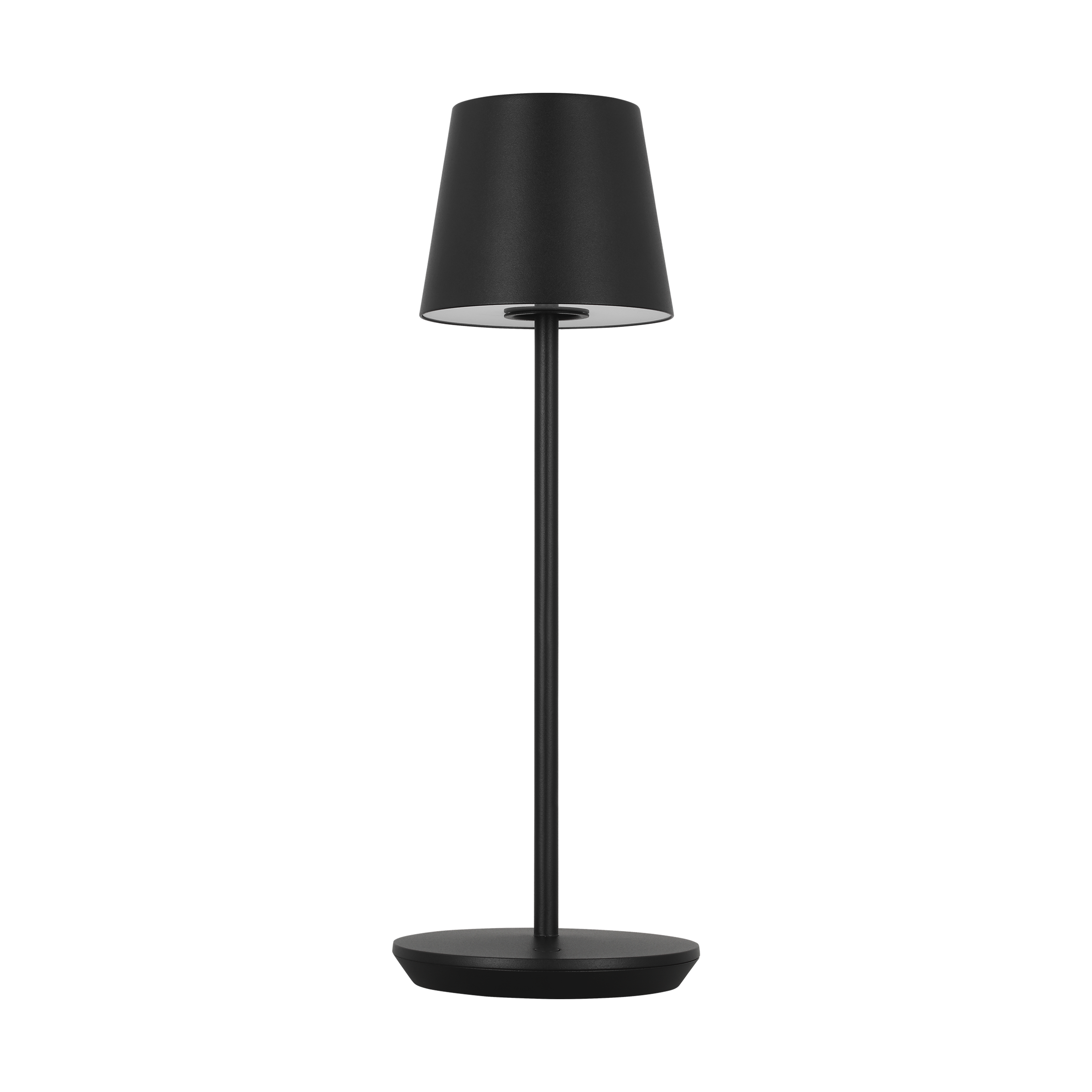 Nevis Accent Rechargeable Table Lamp Black 2700K 90 CRI wall charger included